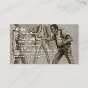 Carte De Visite Sur la course de douze
