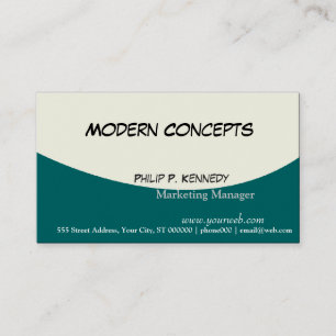 Carte De Visite Sur le masculin moderne   de directeur marketing