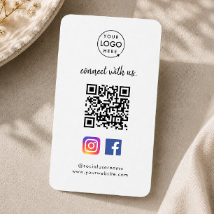 Carte de visite sur les médias sociaux Instagram