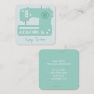 Carte de visite sur mesure de la machine à coudre