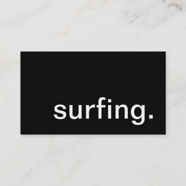 Carte De Visite surf. (Devant)