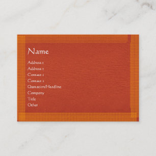 Carte De Visite Surface élégante Brown de la frontière n
