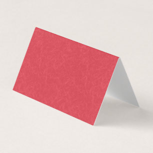 Carte De Visite Surface texturée rouge avec un motif subtil en spi