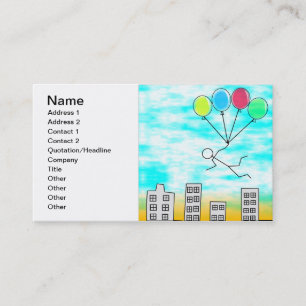 Carte De Visite Survol De La Ville