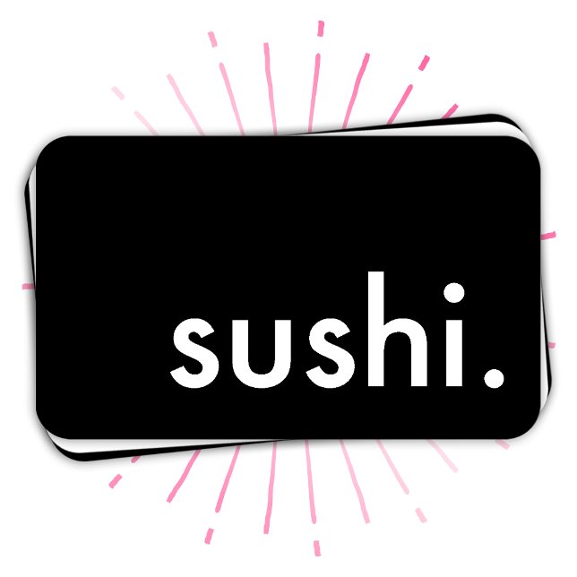 Carte De Visite sushi. (Créateur téléchargé)
