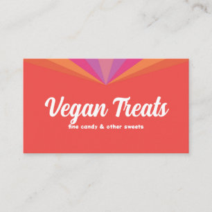 Carte De Visite Sweet Vegan Traitements Candy Shop Confectioner Pe