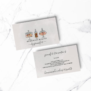 Carte De Visite Sweets Jar Cute Traitements Chocolat Bonbons boula