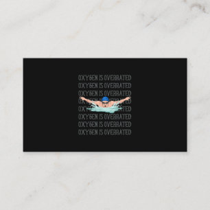 Carte De Visite Swim Swimmer Amour Amoureux Nage Amusant Garçon Sp