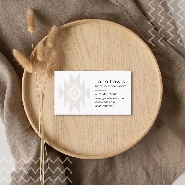 Carte De Visite Symbole amérindien Illustration Art autochtone (Créateur téléchargé)