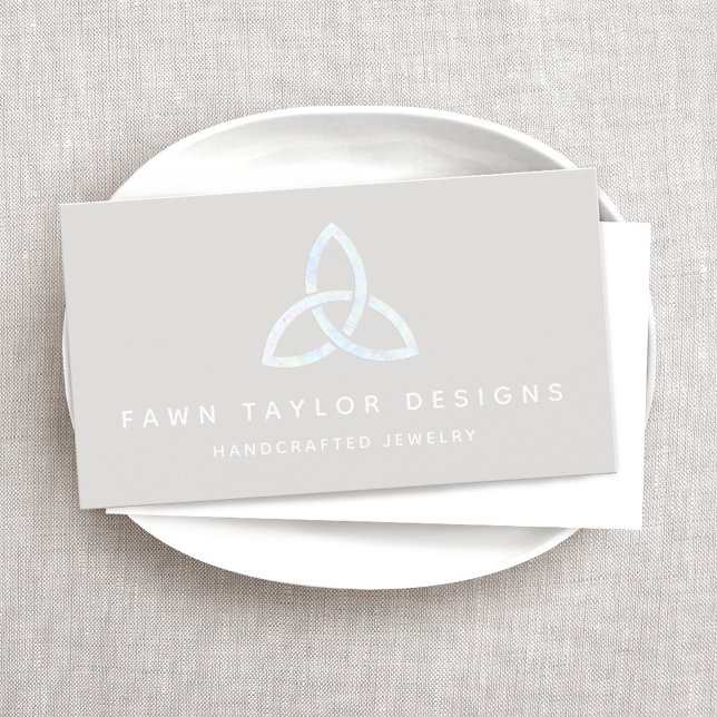 Carte De Visite Symbole celtique du noeud de trinité (Créateur téléchargé)