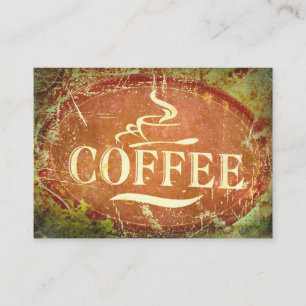 Carte De Visite SYMBOLE DE Café Lover