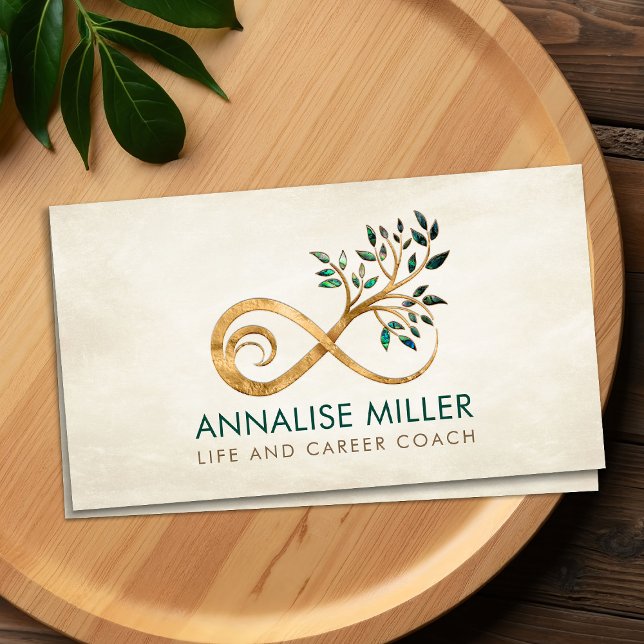 Carte De Visite Symbole de l'infini - Branche d'arbre (Créateur téléchargé)