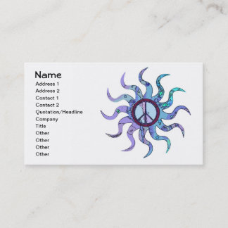 Carte De Visite SYMBOLE DE PLEINE PLEINE CLAIR Super DE TRIppY