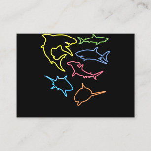 Carte De Visite Symbole de requin - Cadeaux adorés de requins mign