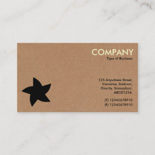 Carte De Visite Symbole d'étoile tournante - Carton