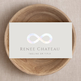 Carte De Visite Symbole d'infini Arts de guérison