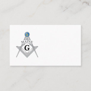Carte De Visite Symbole franc-maçonnerie