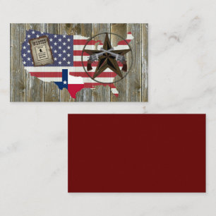 Carte De Visite SYMBOLE LE PLUS Recherché DE LA DOUANE ÉTOILE DU T