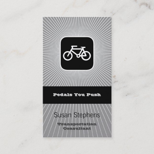 CARTE DE VISITE SYMBOLE VÉLO (Devant)
