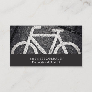 Carte De Visite Symbole vélo, Cyclisme, Bicycliste