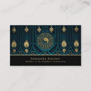 Carte De Visite Symbole Yin & Yang, bouddhisme, bouddhiste