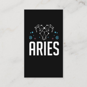 Carte De Visite SYMBOLE Zodiaque Aries Constellation d'Horoscope