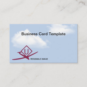 Carte De Visite Symboles d'activité UltraLight Logo du pilote de d