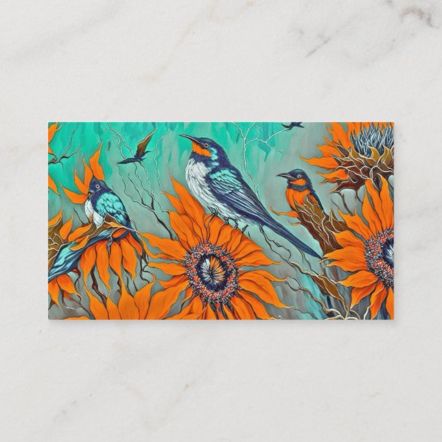 Carte De Visite Symphonie d'encre d'alcool AV enchantée" (Dos)