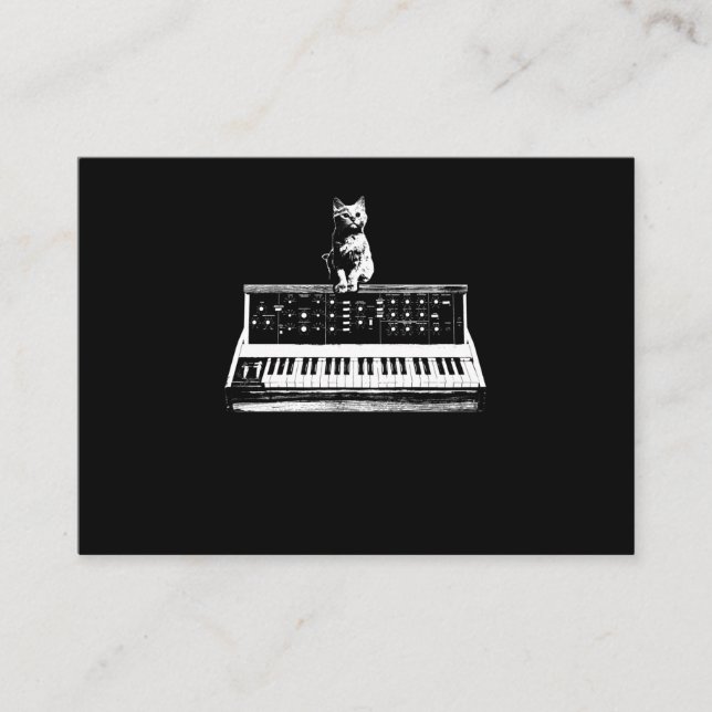 Carte De Visite Synthétiseur modulaire de keyboard music producer  (Devant)