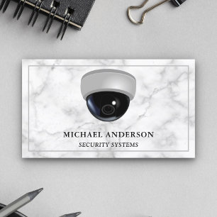 Carte De Visite Système de surveillance de solutions de sécurité C