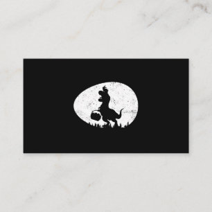 Carte De Visite T Rex Rabbit Dinosaure Easter Bunny Egg Boys T