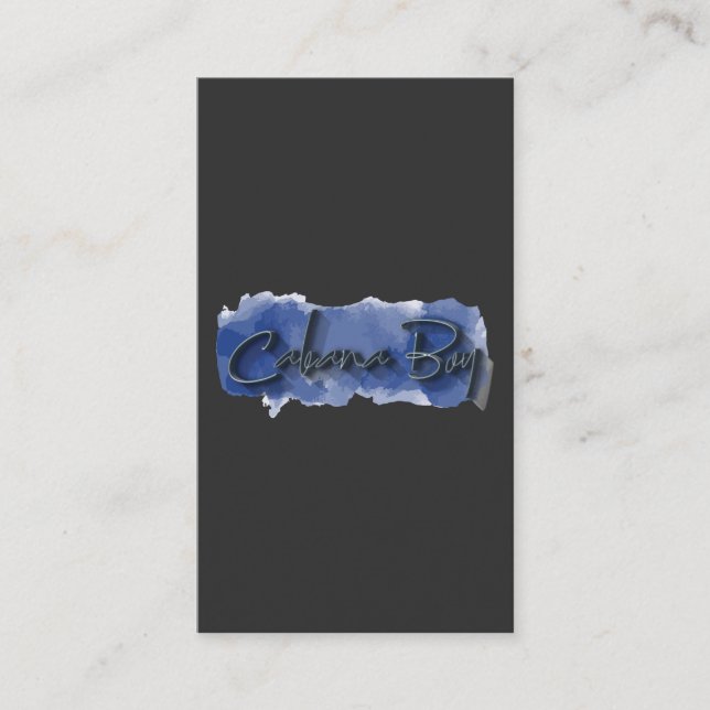 Carte De Visite t-shirt de cabana (Devant)