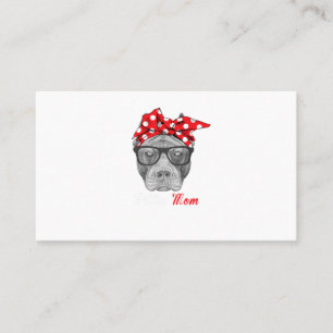 Carte De Visite T-shirt de Pitbull Dog