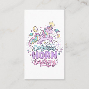 Carte De Visite T-shirt graphique pastel mignon énergie corne cosm