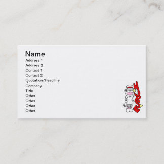 Carte De Visite T-shirts et cadeaux de l'infirmière singe de choc