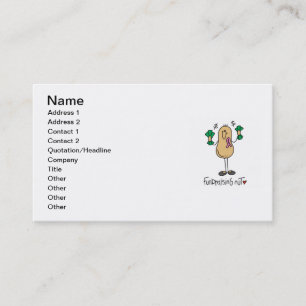 Carte De Visite T-shirts et cadeaux d'écrou de collecte de fonds