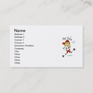 Carte De Visite T-shirts et Cadeaux pour Filles de Softball Home R