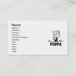 Carte De Visite T-shirts et cadeaux Smiling New Poppa