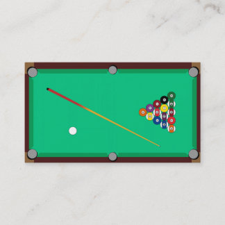 Carte De Visite Table de billard