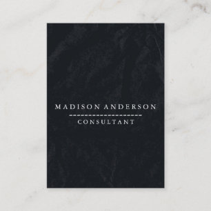 Carte De Visite Tableau noir élégant moderne professionnel