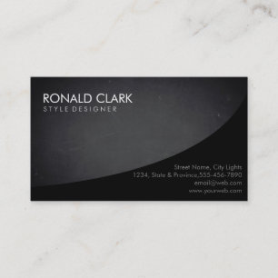 Carte De Visite Tableau noir simple professionnel moderne