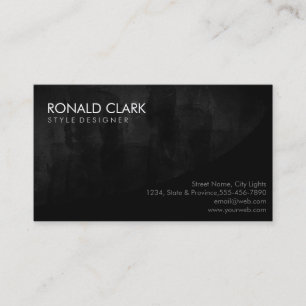 Carte De Visite Tableau noir simple professionnel moderne