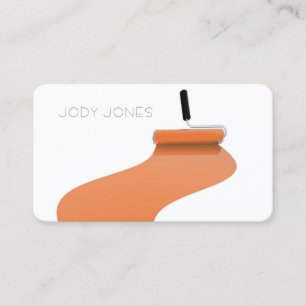 Carte De Visite Tableau Peintre Rouleau commercial Imprimer