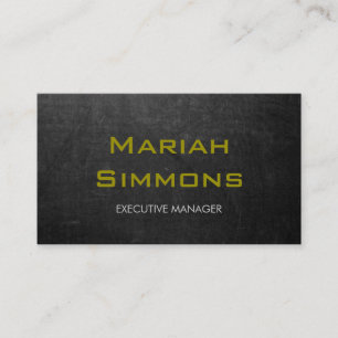 Carte De Visite Tableau Professionnel Blanc Contemporain Manager