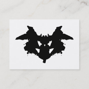 Carte De Visite Tache d'encre de Rorschach