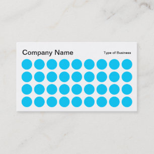 Carte De Visite Taches - Bleu ciel, Noir et Blanc