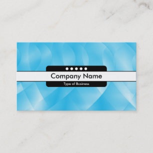 Carte De Visite Taches centrales de la bande 5 - courbes bleues