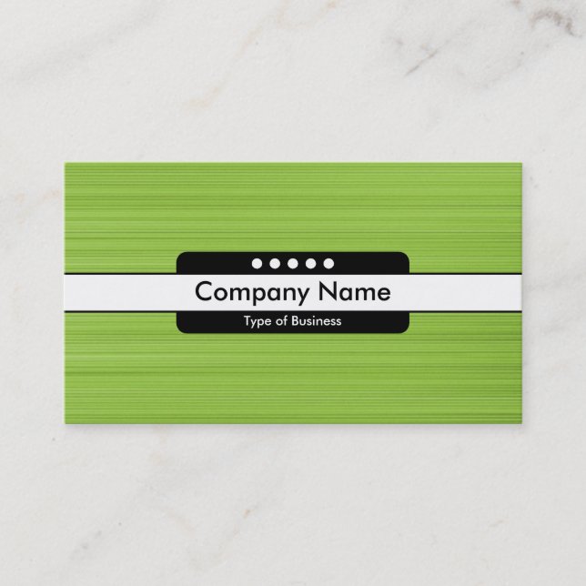 Carte De Visite Taches centrales de la bande 5 - texture verte (Devant)