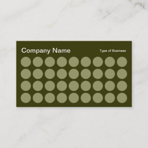 Carte De Visite Taches - Nuances d'olive