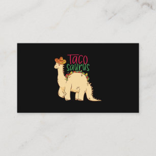 Carte De Visite Tacosaurus Funny Cinco de Mayo Taco Dinosaur Lover